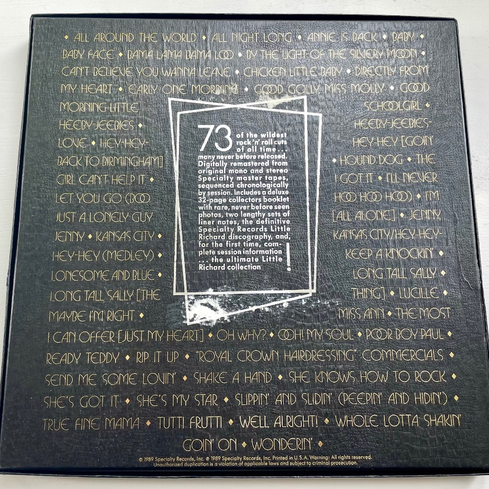 LITTLE RICHARD The Specialty Sessions 3 CD Box Set w booklet